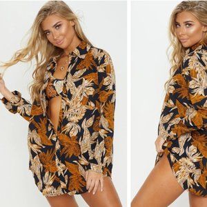 PLT Over Sized Beach Shirt